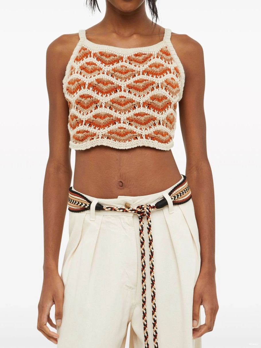 Cheap Women Hawa crochet-knit Mahal top Alanui 0824